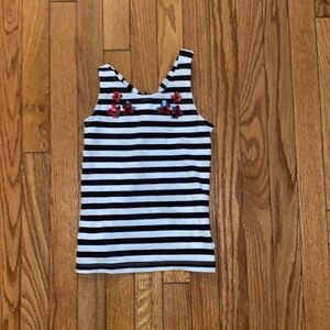 Gymboree size 7 tank top with embellishments